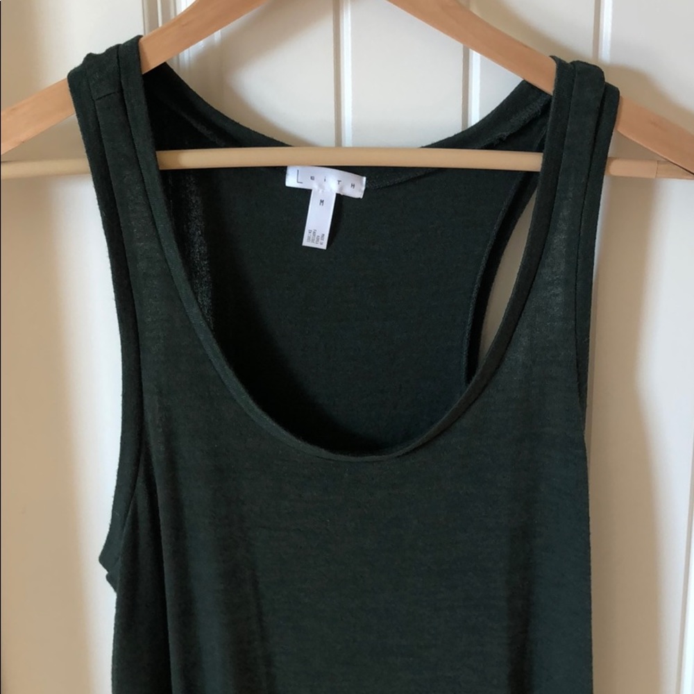 Gorgeous green Leith tank dress